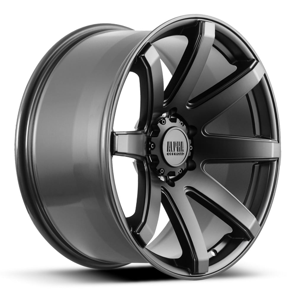 Alpha Offroad Nomad - Satin Black with Dark Tinted Polished Face