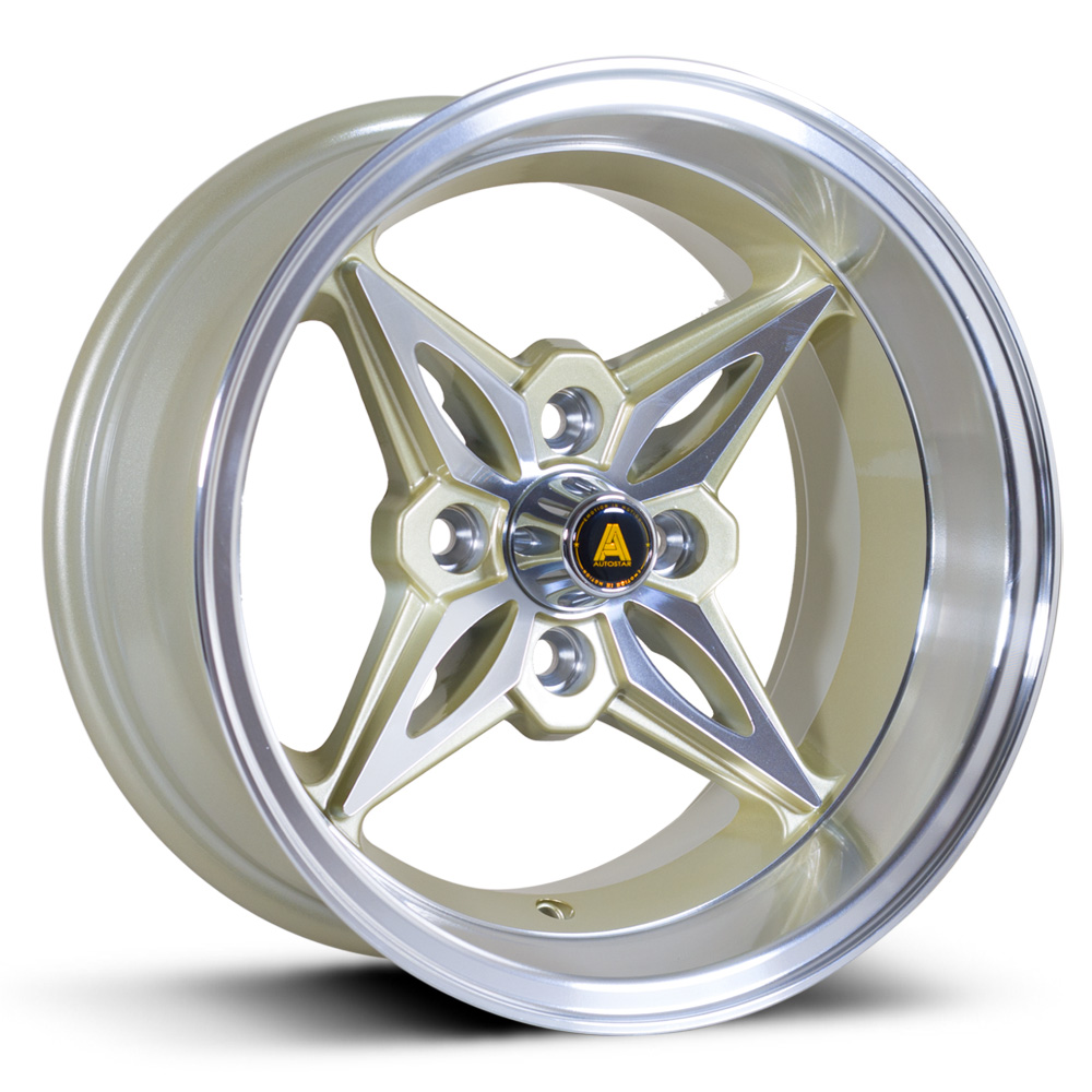 Autostar Kanji - Gold with Polished Face & Rim