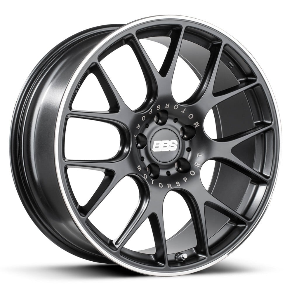 BBS CH-R - Satin Black with Stainless Rim Protector