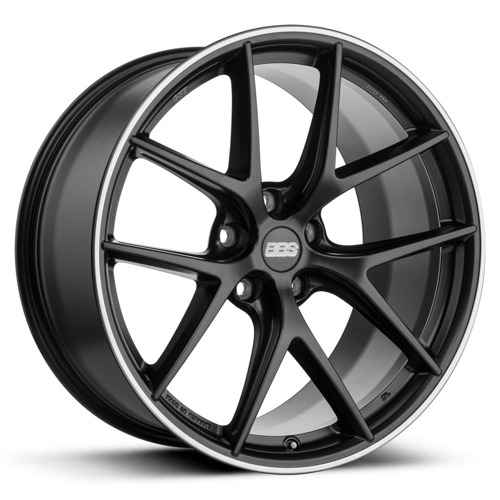 BBS CI-R (Nurburgring Edition) - Satin Black with Stainless Rim Protector