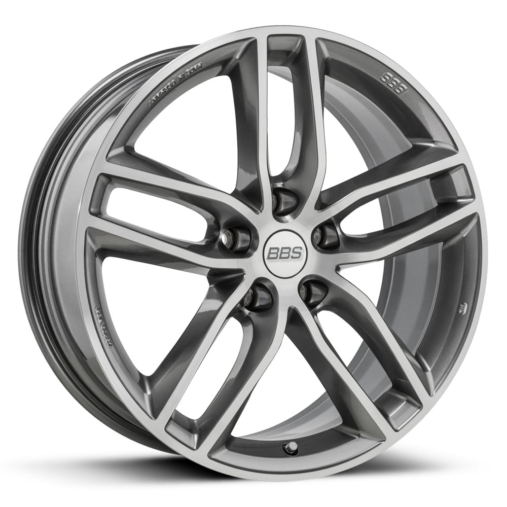 BBS SX - Platinum Silver with Polished Face