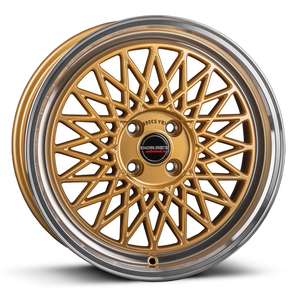 Borbet B - Gold with Polished Rim