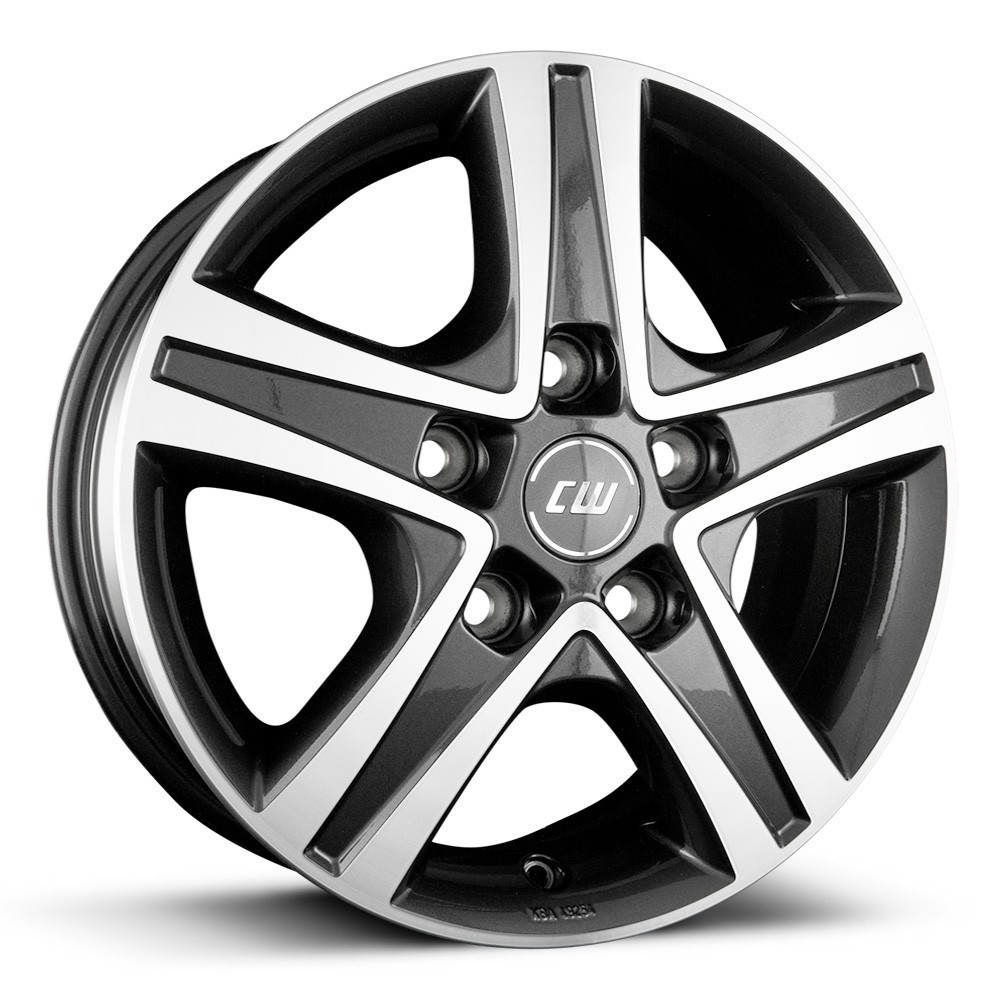 Borbet CWD - Gloss Mistral Anthracite with Polished Face