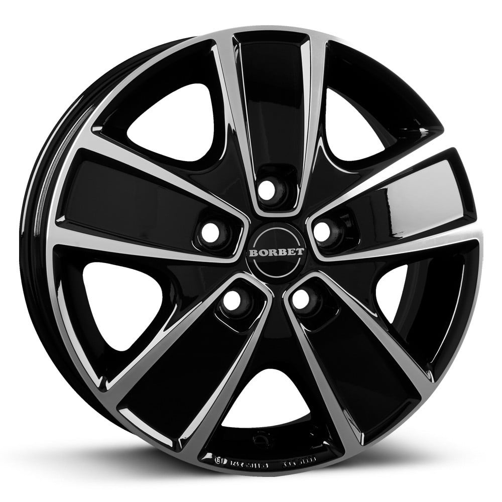 Borbet CWG - Gloss Black with Polished Face
