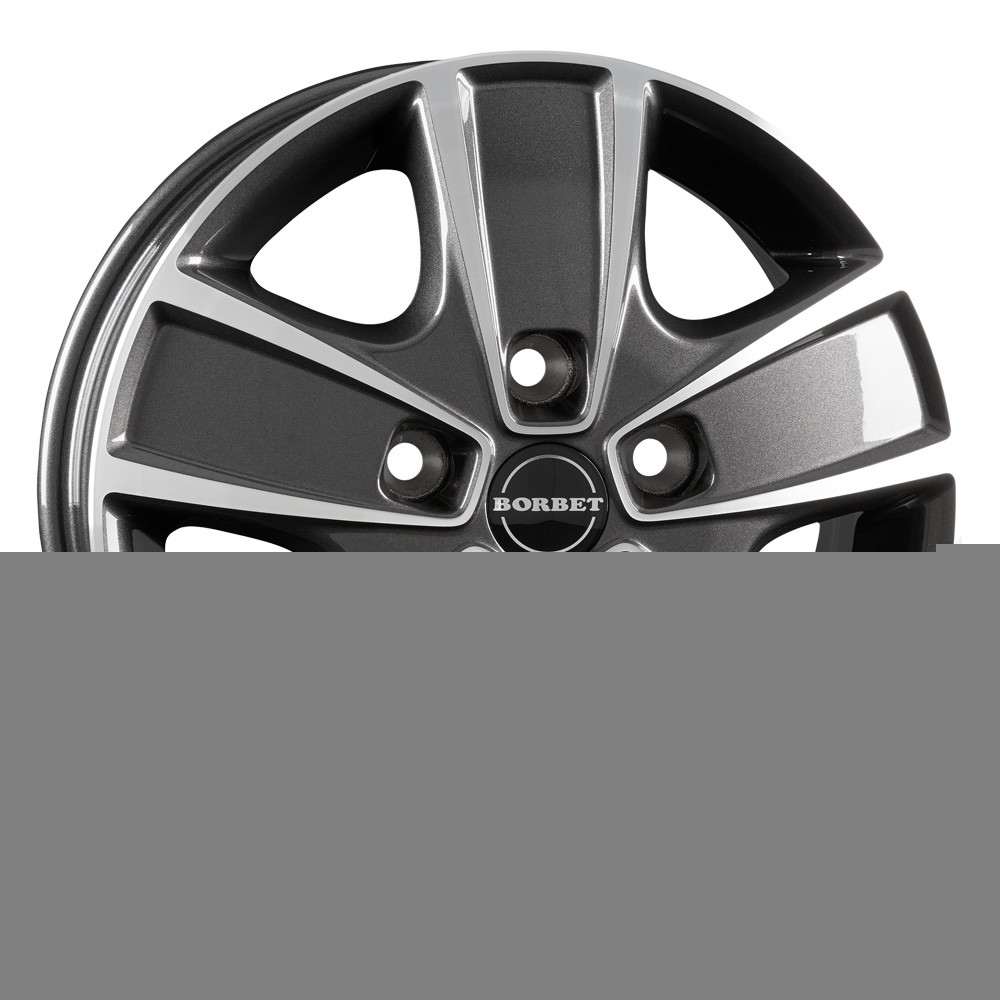 Borbet CWG - Gloss Mistral Anthracite with Polished Face