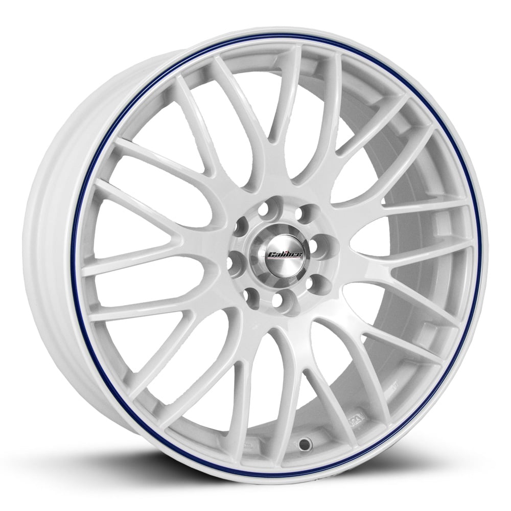 Calibre Motion - White with Blue Pinstripe