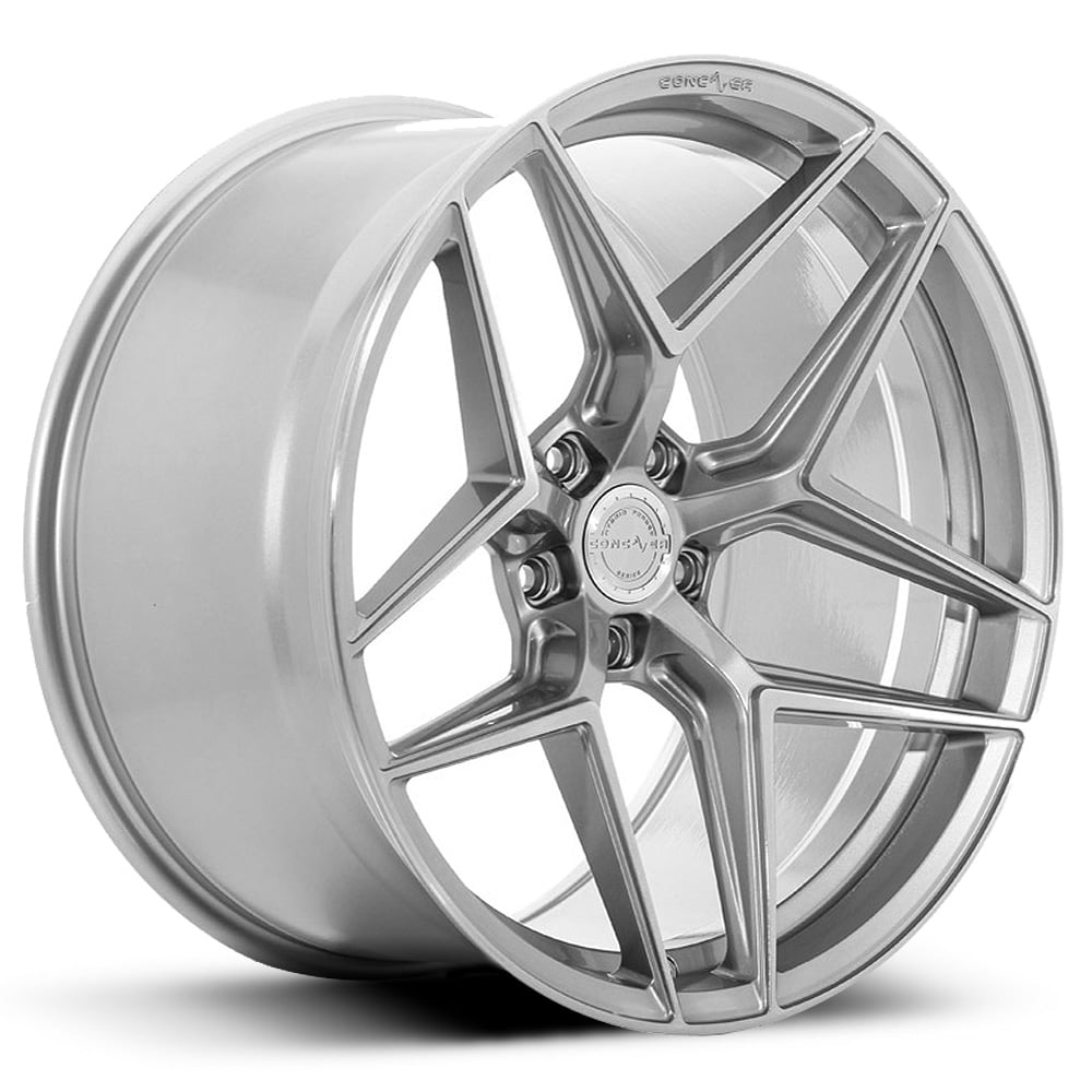 Concaver CVR2 - Titanium Silver with Brushed Face