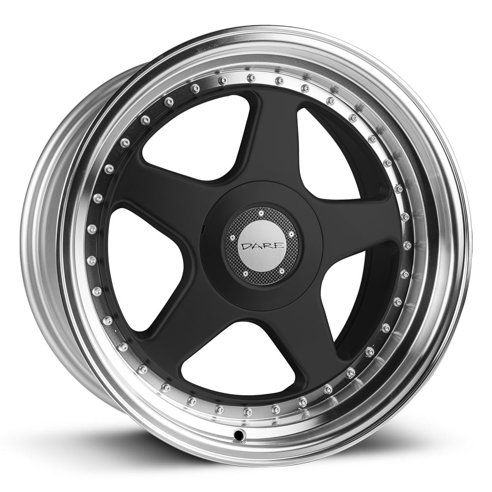Dare Motorsport F5 - Gloss Black with Polished Rim