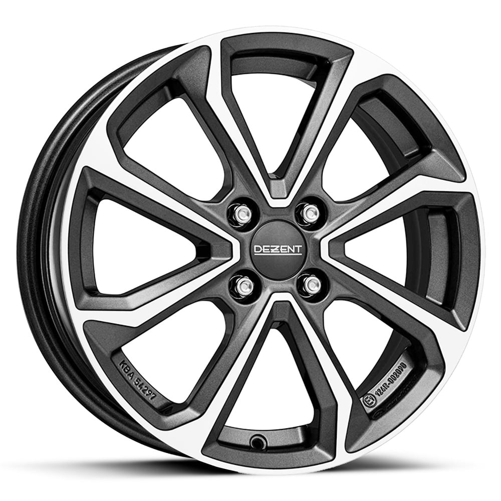 Dezent KT - Gloss Gunmetal with Polished Face