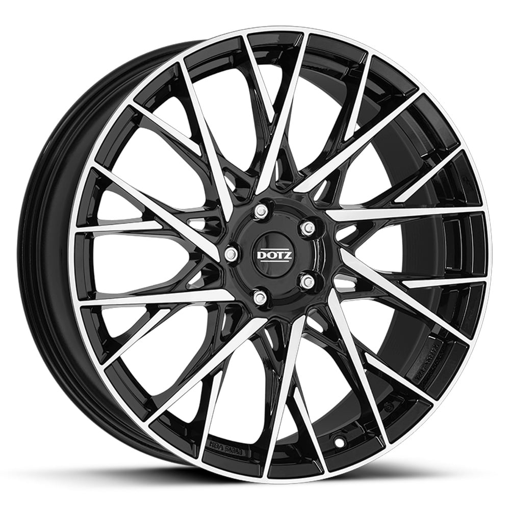 Dotz Fuji - Gloss Black with Polished Face