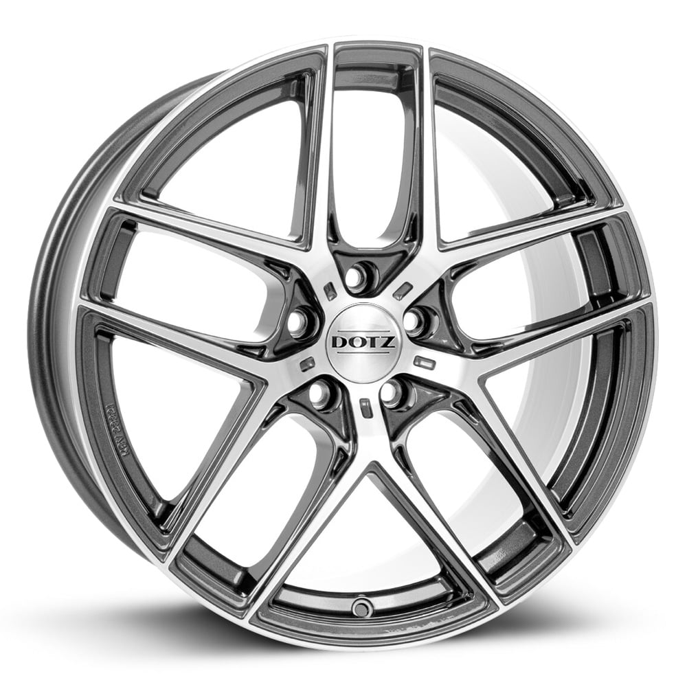 Dotz LagunaSeca - Gloss Gunmetal with Polished Face