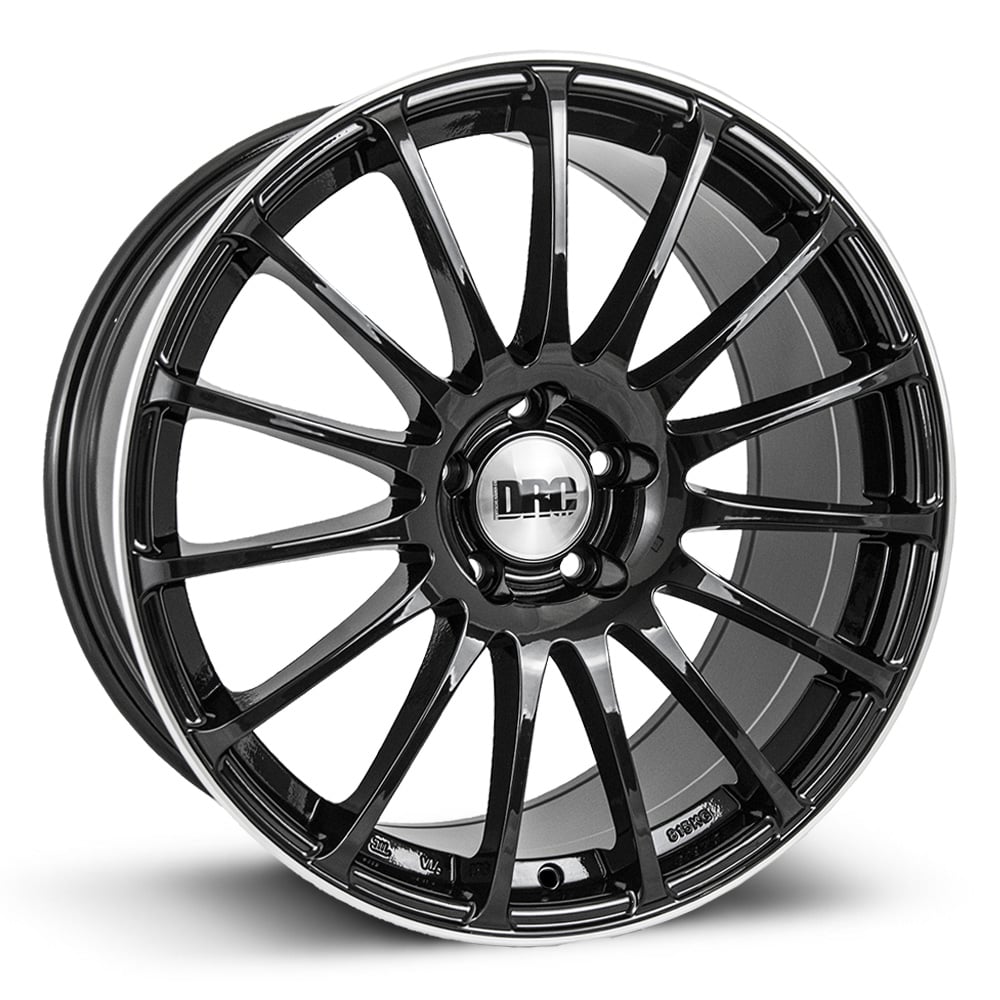 DRC Rapide - Gloss Black with Polished Rim