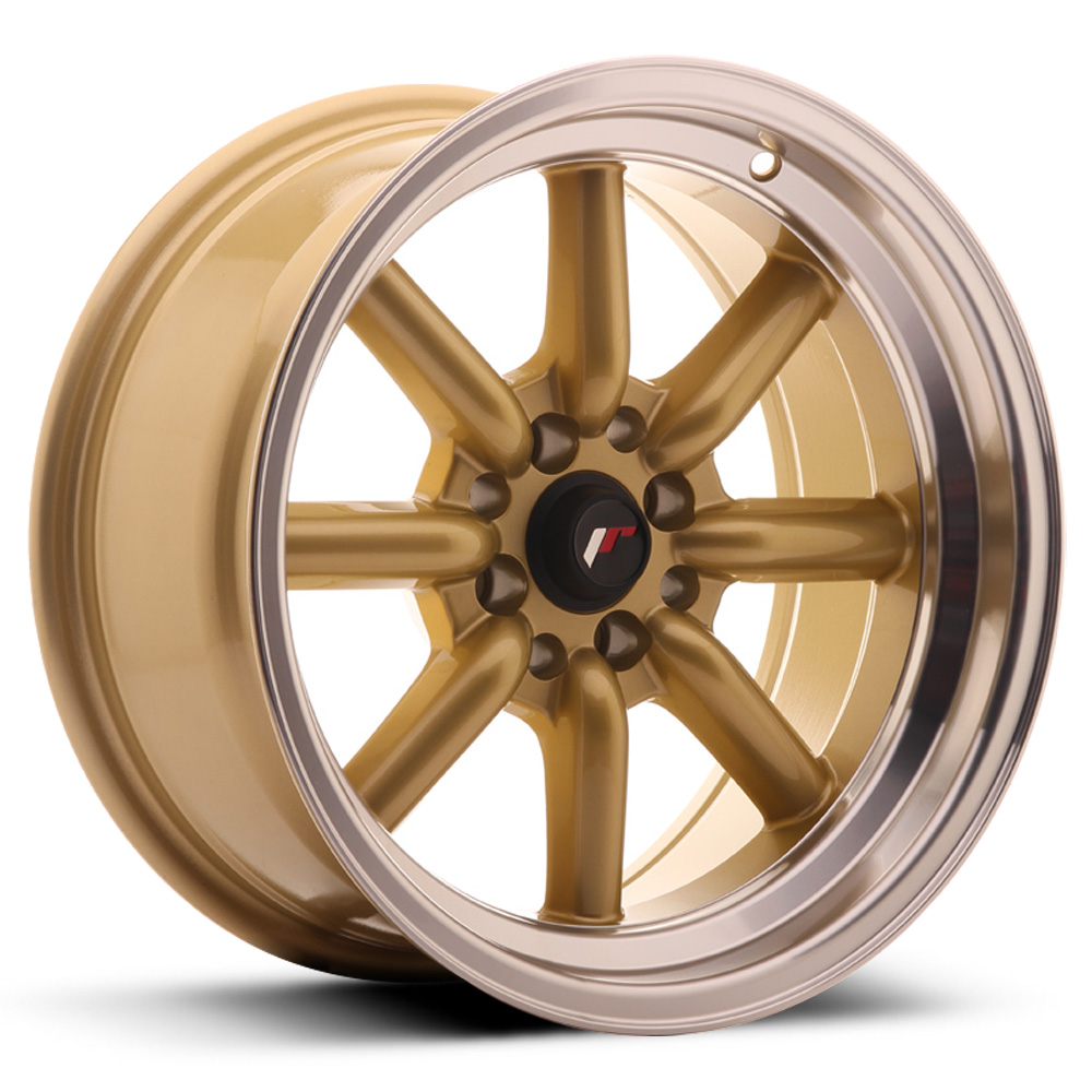 Japan Racing JR19-X - Gold with Polished Lip