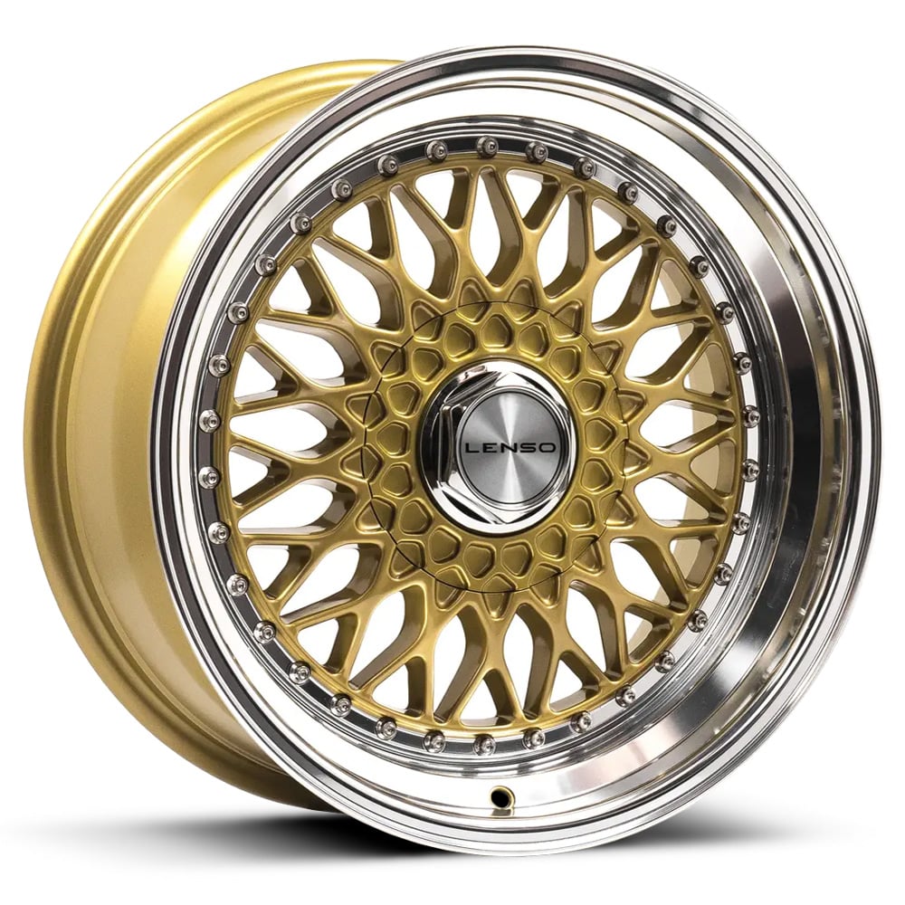 Lenso BSX - Gloss Gold with Polished Rim