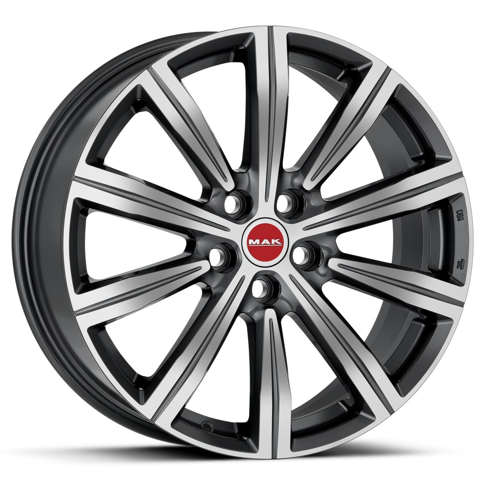 MAK Birmingham - Gloss Gunmetal with Polished Face