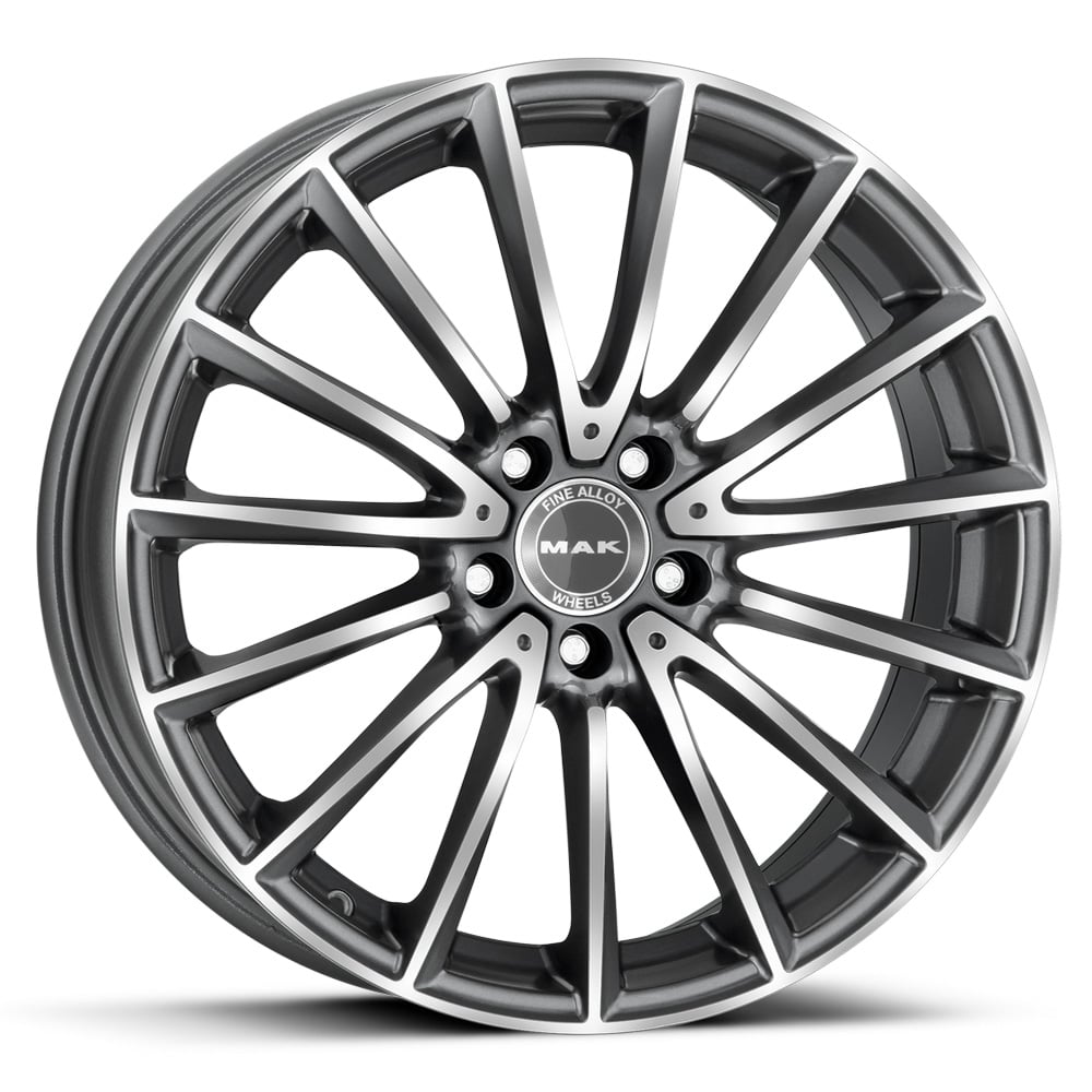MAK Komet - Gloss Gunmetal with Polished Face