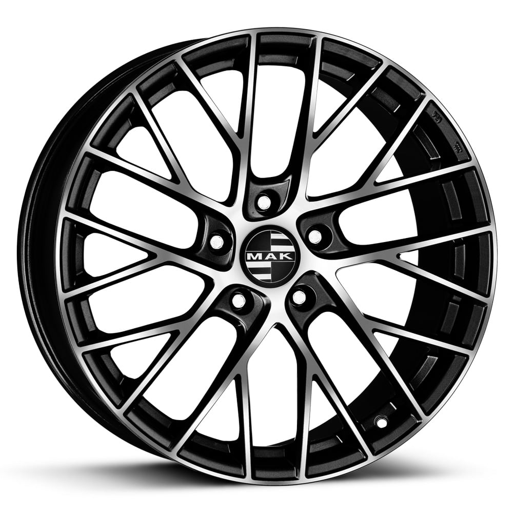 MAK Monza - Gloss Black with Polished Face