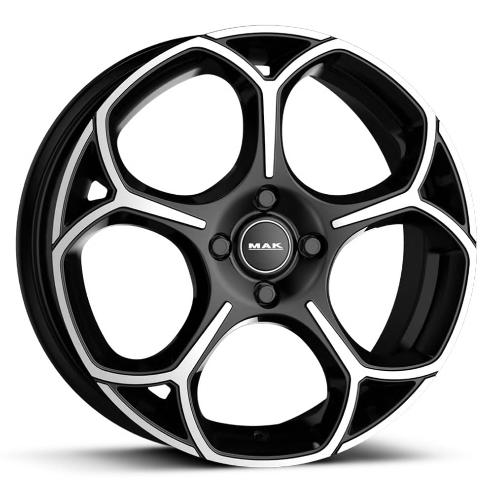 MAK Monza - Gloss Black with Polished Face
