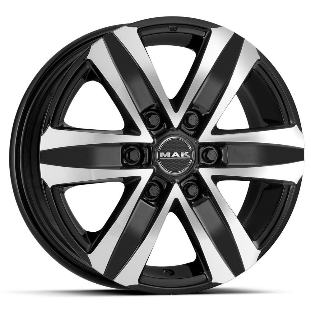 MAK Stone6 - Gloss Black with Polished Face