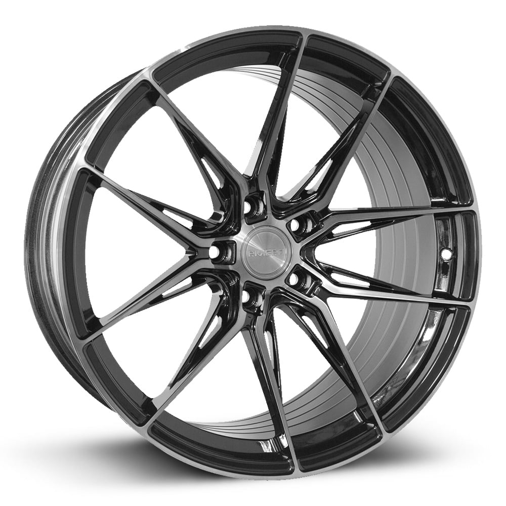 Riviera RF107 - Gloss Black with Dark Tint Polished Face