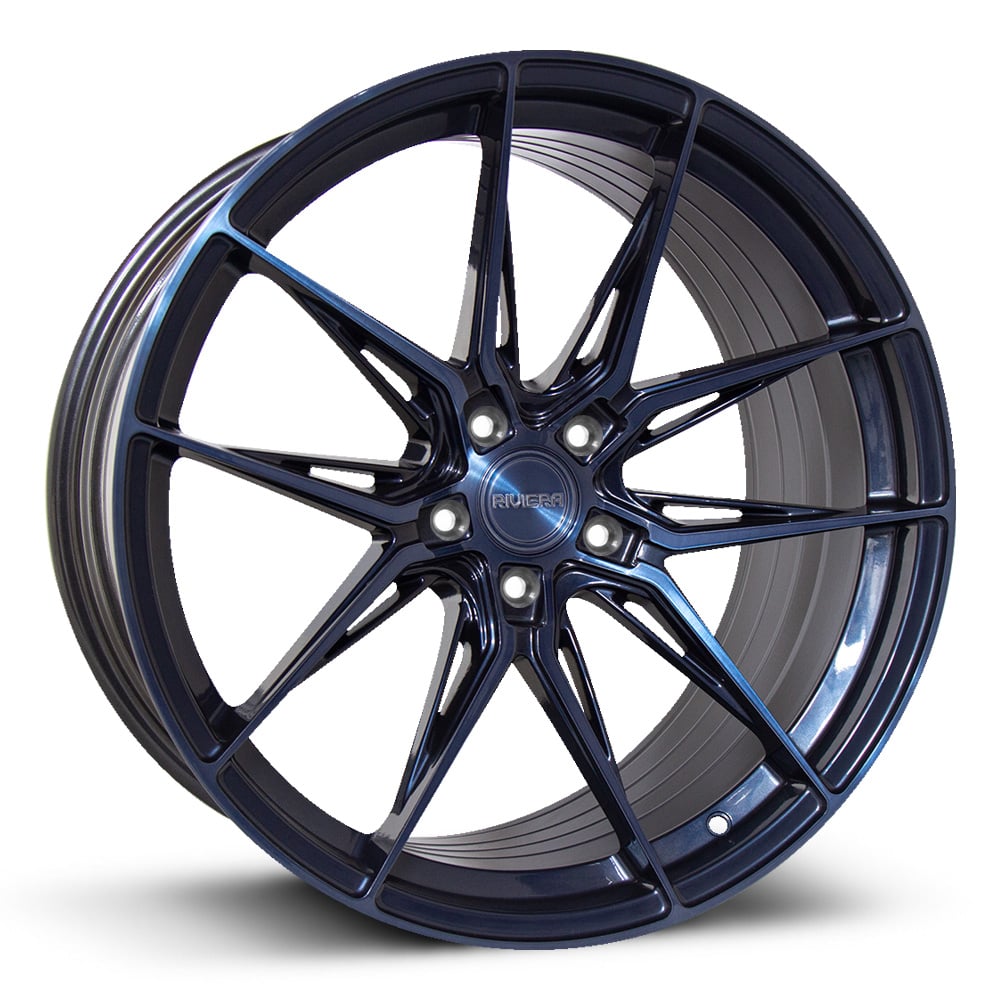 Riviera RF107 - Aqua Blue with Blue Tint Brushed Face