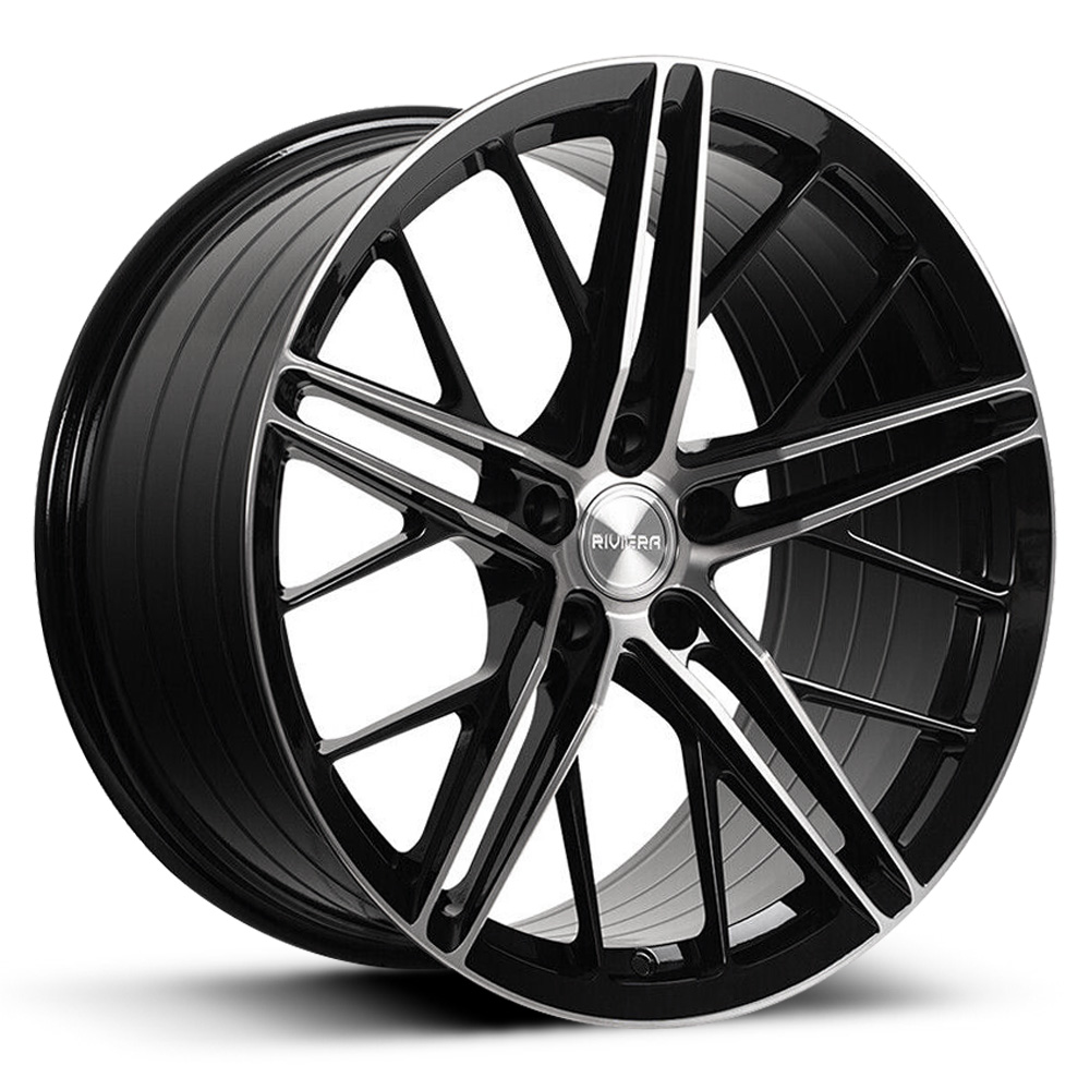 Riviera RF4 - Gloss Black with Dark Tint Polished Face