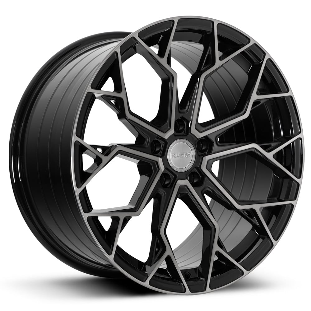 Riviera RF5 - Gloss Black with Dark Tint Polished Face