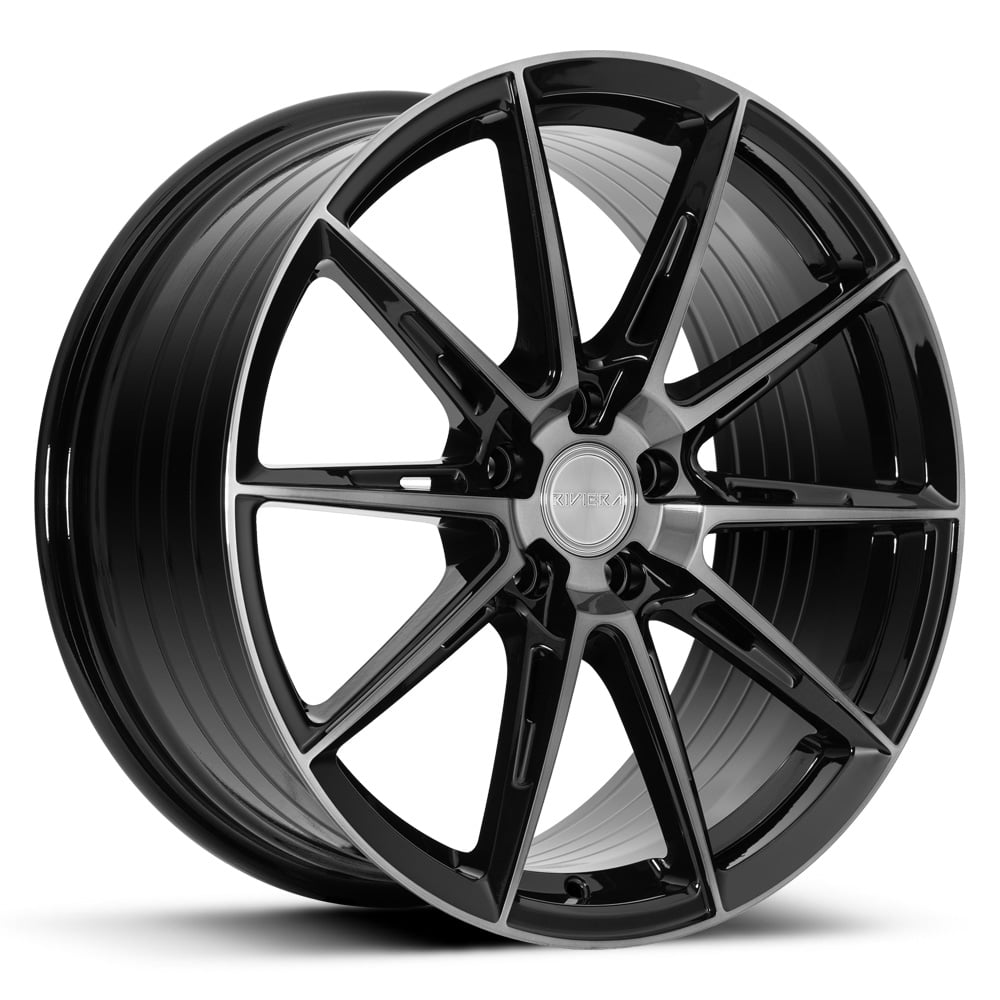 Riviera RF6 - Gloss Black with Dark Tint Polished Face