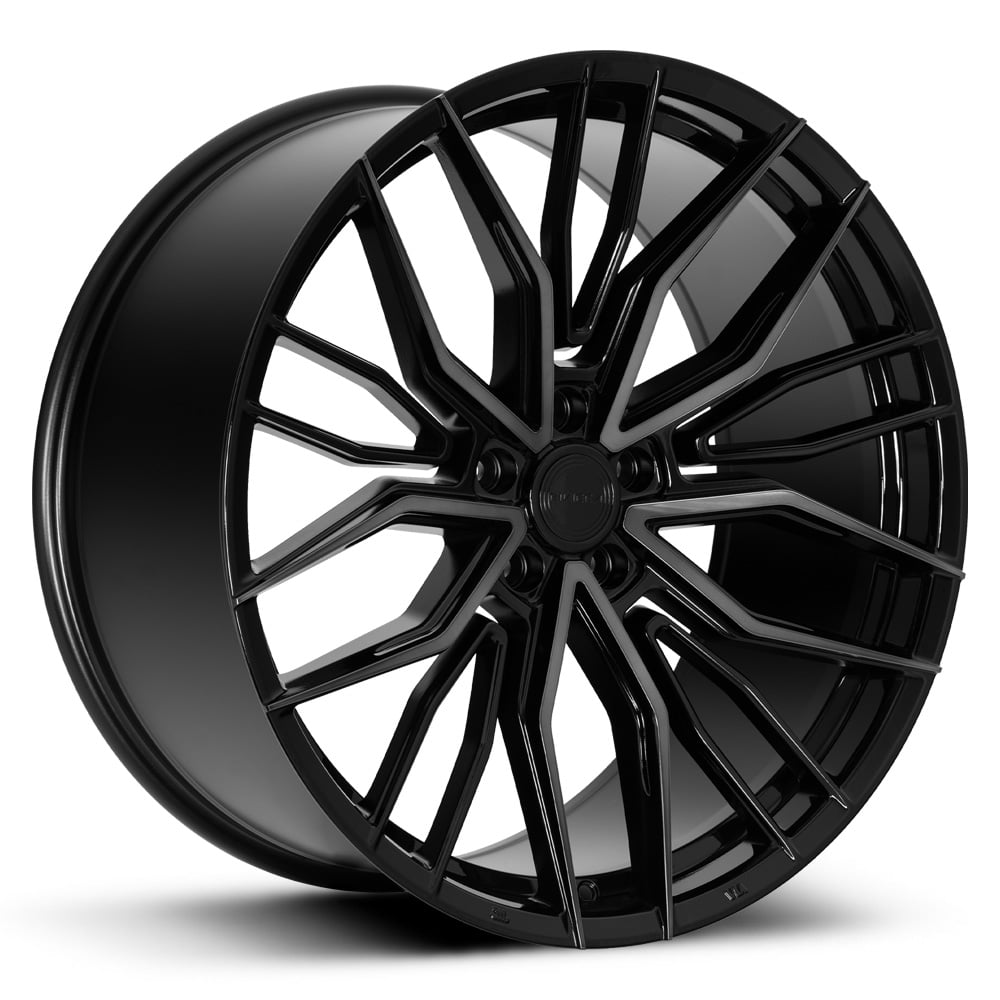 Riviera RF9 - Gloss Black with Dark Tint Polished Face