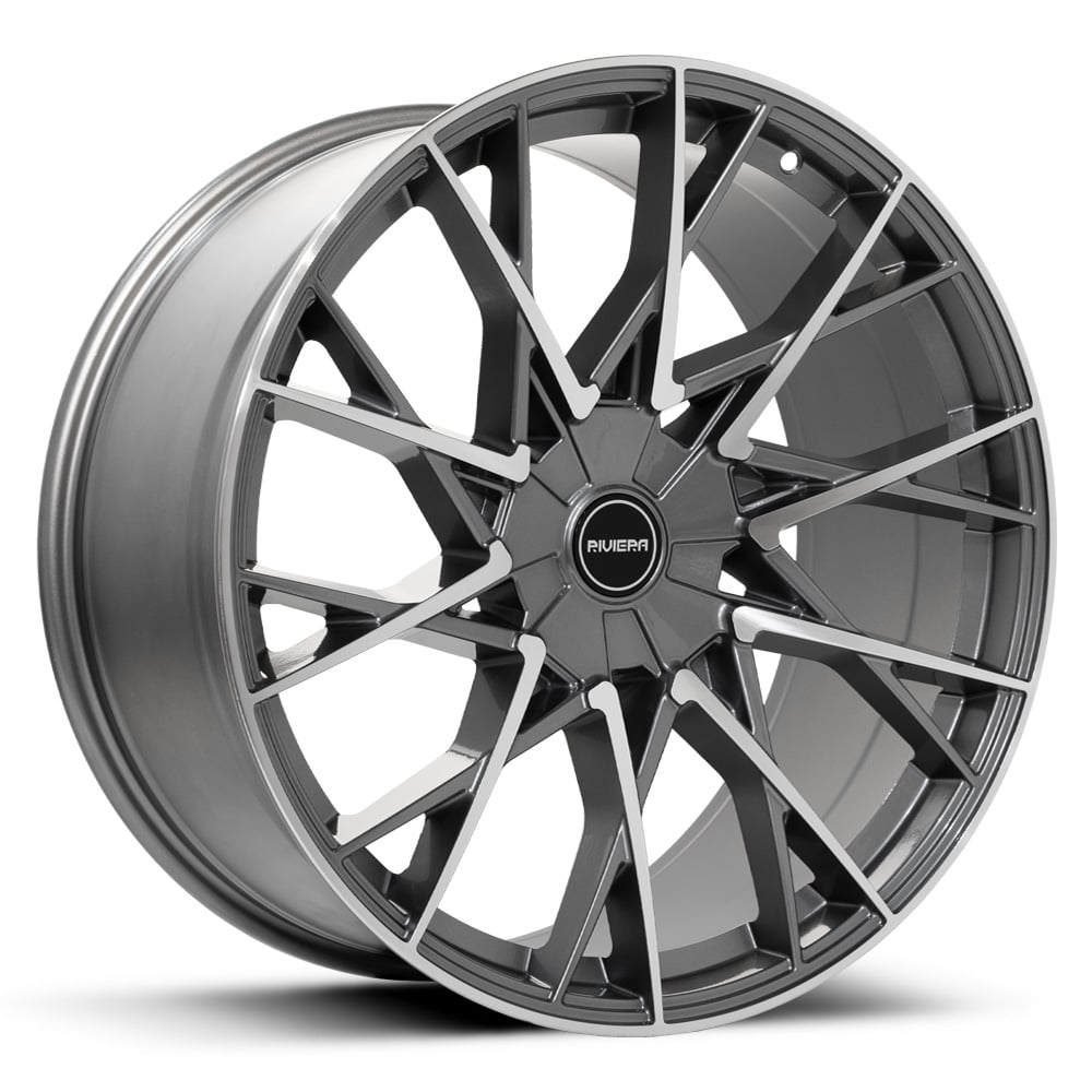 Riviera RV197 - Gloss Gunmetal with Polished Face
