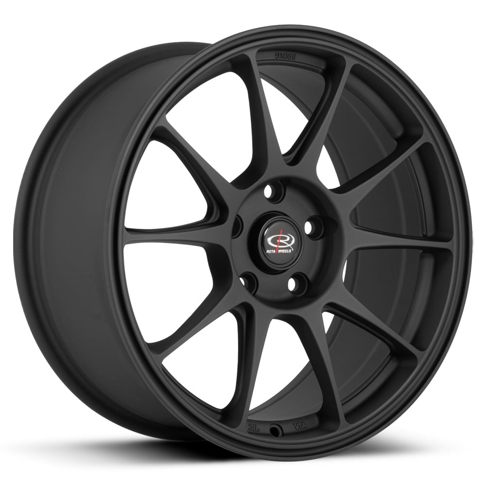 Rota titan matt black v2 alloy wheels