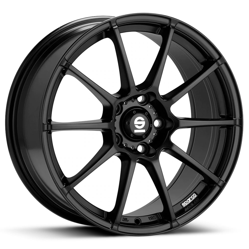 Sparco Assetto Gara Matt Black Alloy Wheels