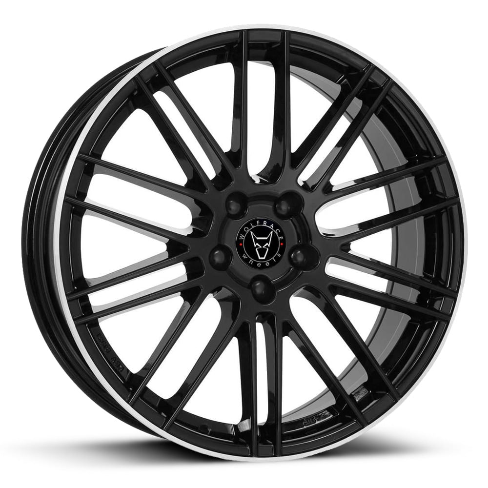 Wolfrace Eurosport Kibo - Diamond Black with Polished Rim