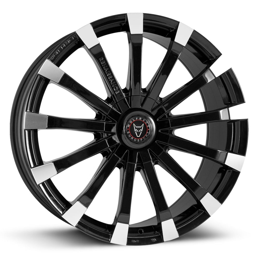 Wolfrace Eurosport Renaissance - Gloss Black with Polished Face